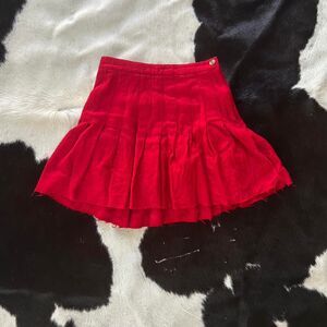 Norton Wool Women's Red Skirt